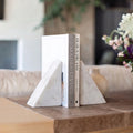 Classic Marble Bookend Set