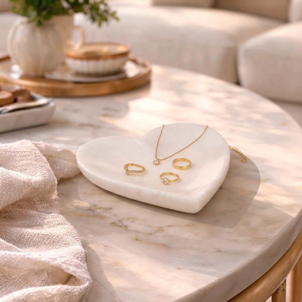 Amora Marble Heart Bowl