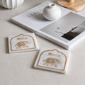 Jaipur Marble Coaster Set ( Elephant )