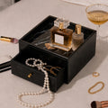 Krishna Manjusha : Marble Vanity Box Black