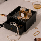 Krishna Manjusha : Marble Vanity Box Black