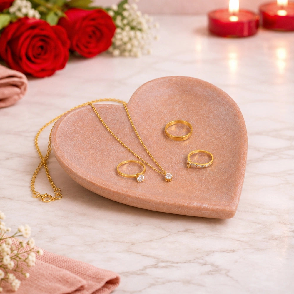 Amora Marble Heart Bowl