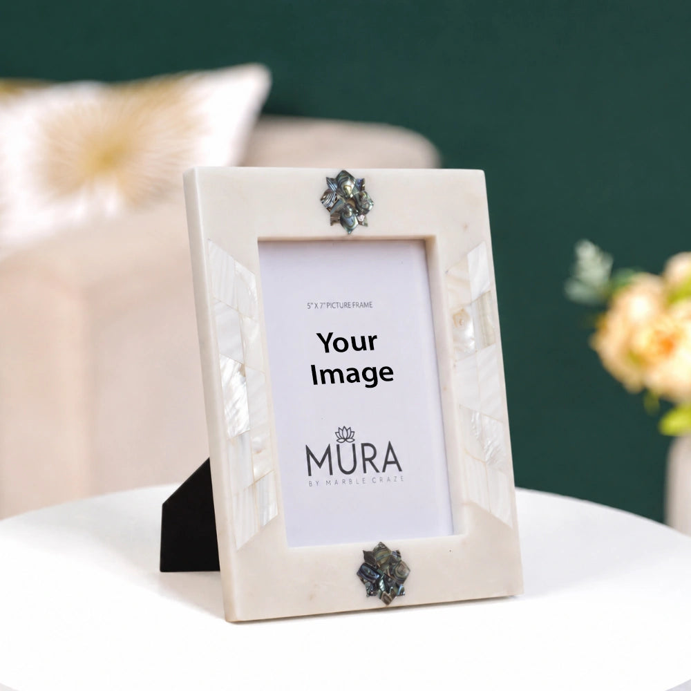 Marble MOP Inlay Photo Frame