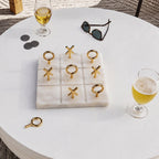 Marble X & O Game Set
