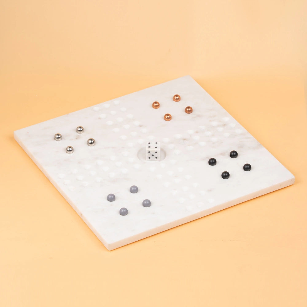 Marble Ludo Game Set