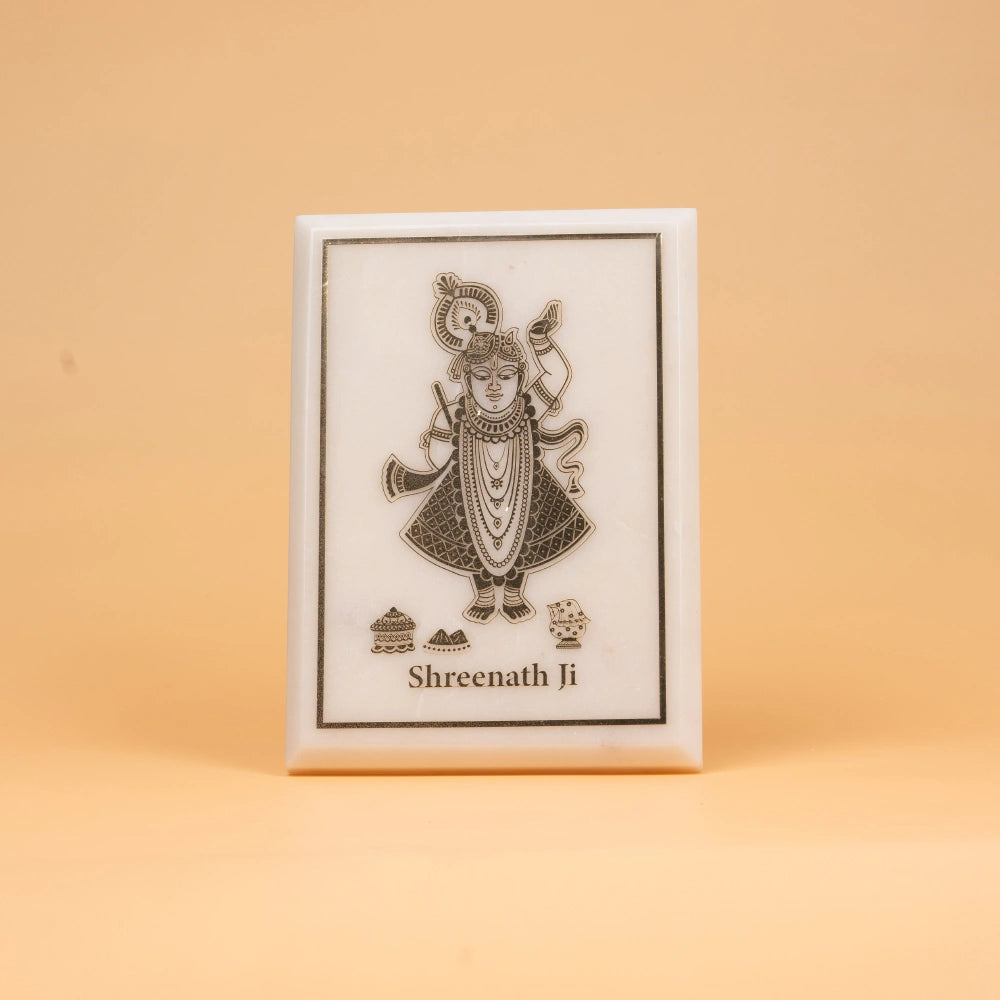 Marble Shree Nath ji Plaque