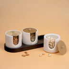 Marble Snack Jar Set