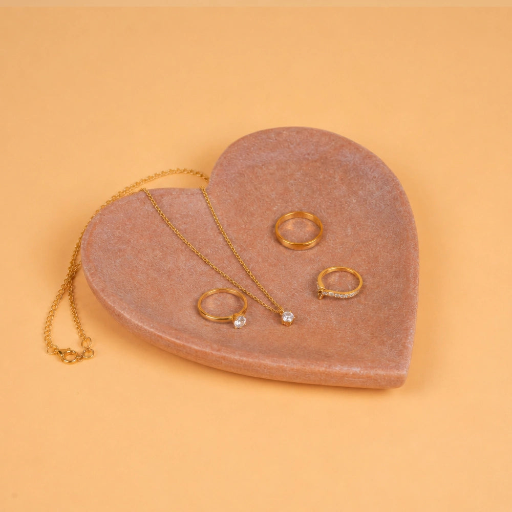 Amora Marble Heart Bowl
