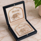 Jaipur Marble Coaster Set ( Elephant )
